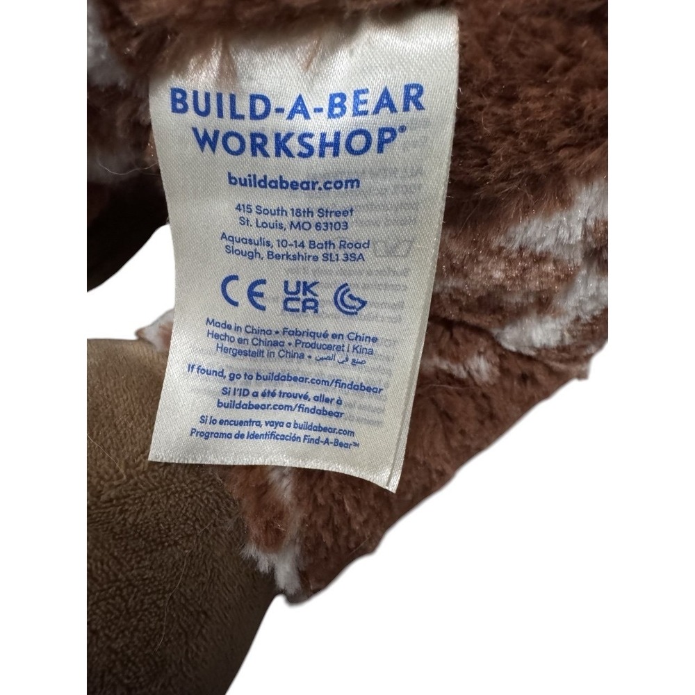 Build-A-Bear Texas Longhorn Spotted Cow Steer Bull Stuffed Plushie Animal 14" - Picture 10 of 11